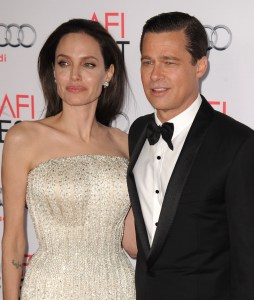 Angelina Jolie Pitt, Brad Pitt at arrivals for BY THE SEA Premiere at AFI Fest Opening Night Gala, TCL Chinese 6 Theatres (formerly Grauman''s), Los Angeles, CA November 5, 2015. Photo By: Dee Cercone/Everett Collection