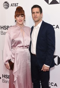 Molly Ringwald, Panio Gianopoulos at arrivals for ALL THESE SMALL MOMENTS Premiere at the Tribeca Film Festival 2018, School of Visual Arts (SVA) Theatre, New York, NY April 24, 2018. Photo By: Derek Storm/Everett Collection